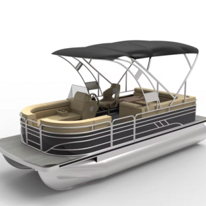 Best Selling Aluminum Customized Recreational Water Party Rowing Boat Pontoon Boat for Sale