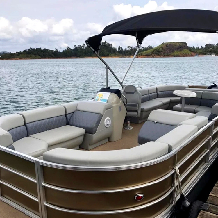 21ft Sport Fishing Luxury Party Fishing Pontoon Boat For Sale