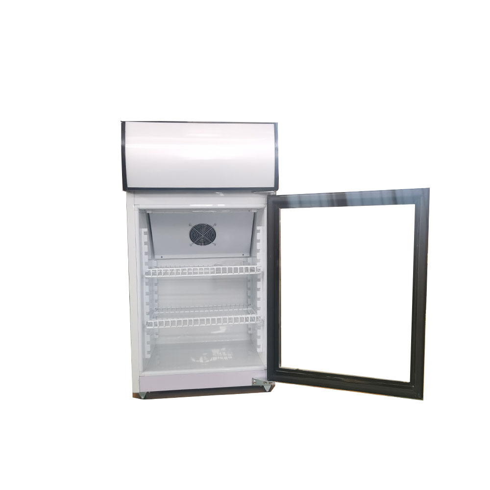 125L Red Bull mini Fridge ODM OEM table top drinks display vertical cooler for sale