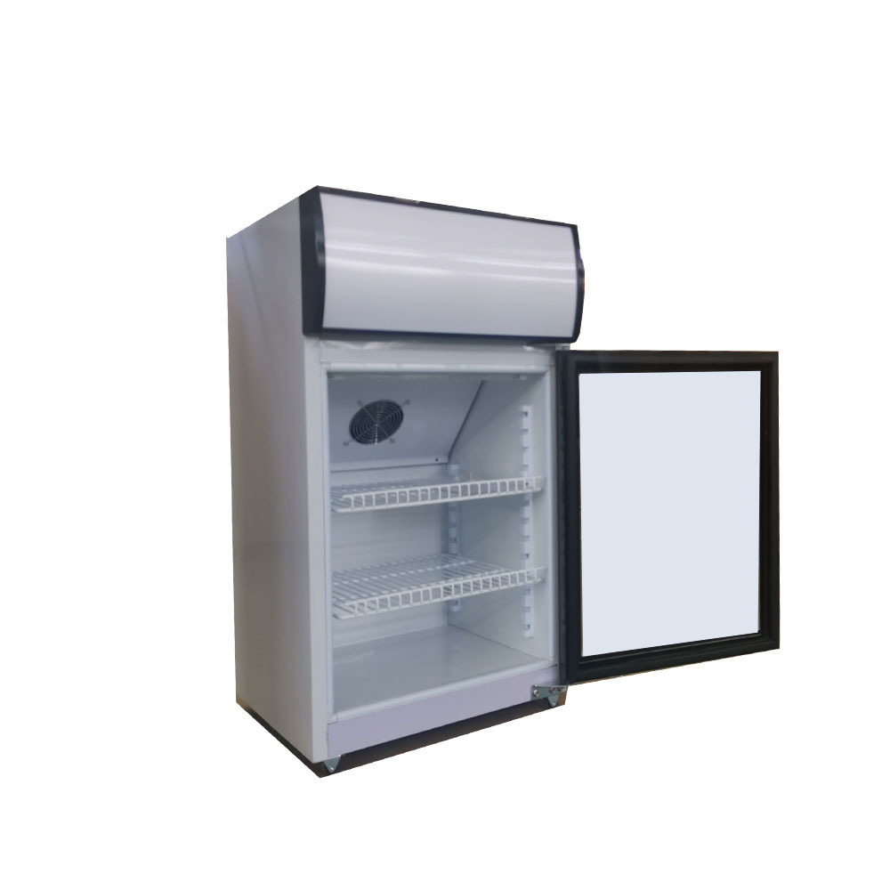 125L Red Bull mini Fridge ODM OEM table top drinks display vertical cooler for sale