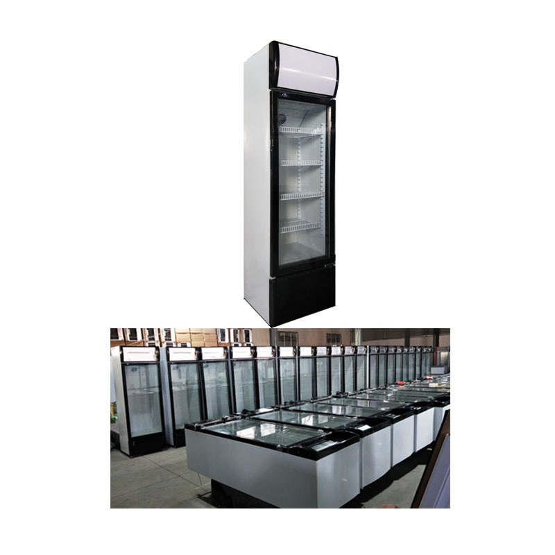 Counter top mini cooler 68L energy drink display fridge