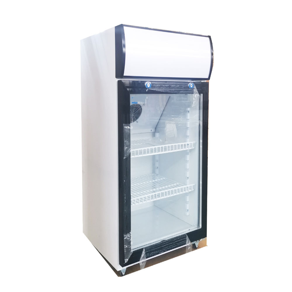 125L Red Bull mini Fridge ODM OEM table top drinks display vertical cooler for sale