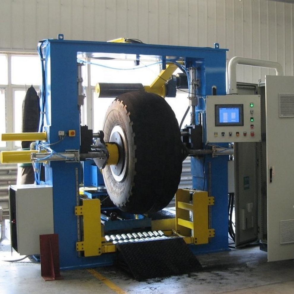 OTR Tire Automatic Buffing Machine