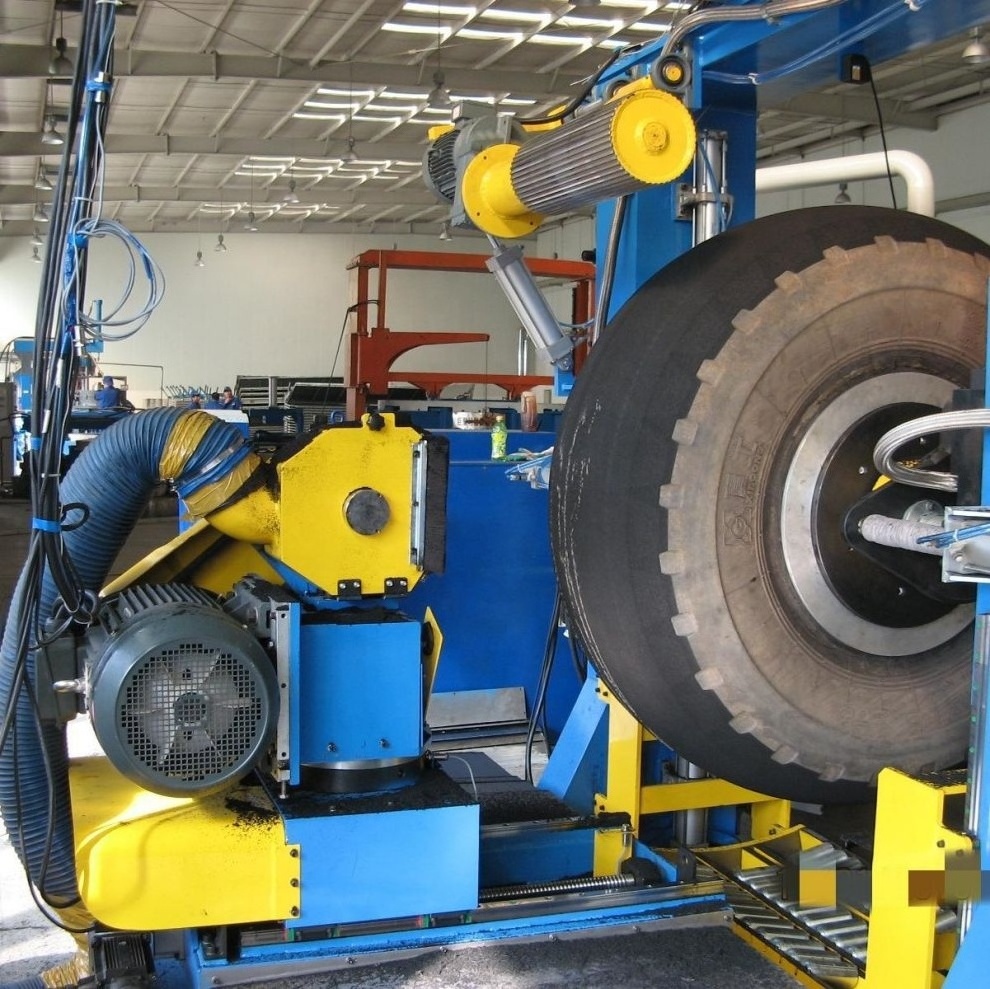 OTR Tire Automatic Buffing Machine