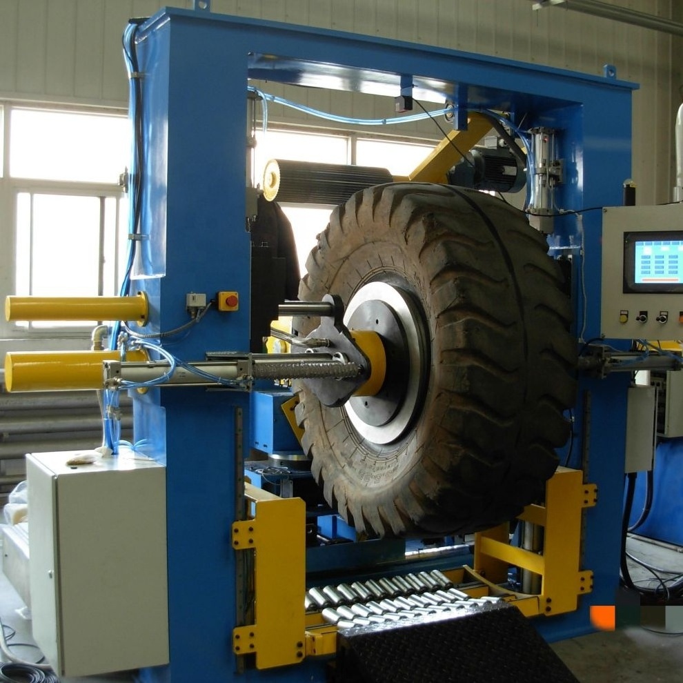 OTR Tire Automatic Buffing Machine