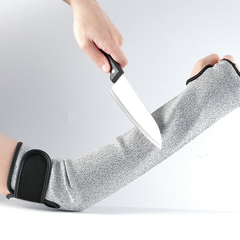 Arm Protective A3 Heat Resistant Sleeve Anti Abrasion Cut C Safety Work Prevention Sleeves with thumb hole