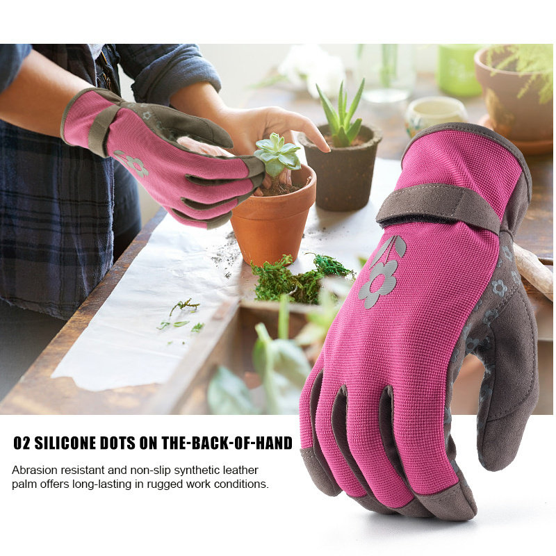 Silicone Shockproof non-slip microfiber touch screen spandex back elastic cuff mechanical work gloves