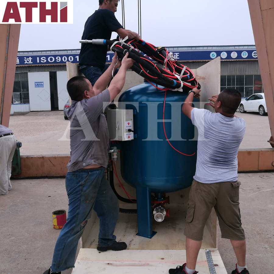 Portable Dry Type Sandblaster Machine/ Best Abrasive Cleaning Process China Sale Sand Blasting Pot