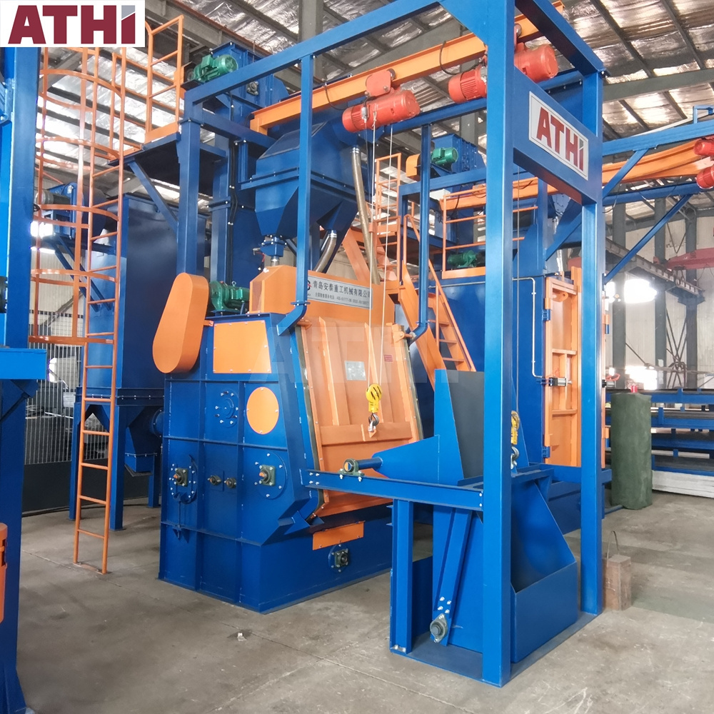 Q3210 shot blasting machine/wheel abrator/shot peening machine