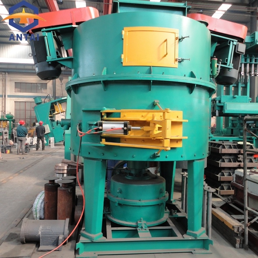 Foundry green sand muller mixer machine