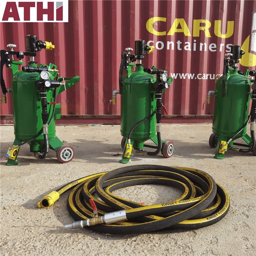 Wet Abrasive Sand Blasting Machine Portable Dustless Blasters for Commercial Paint Rust Removal and Surface Cleaning