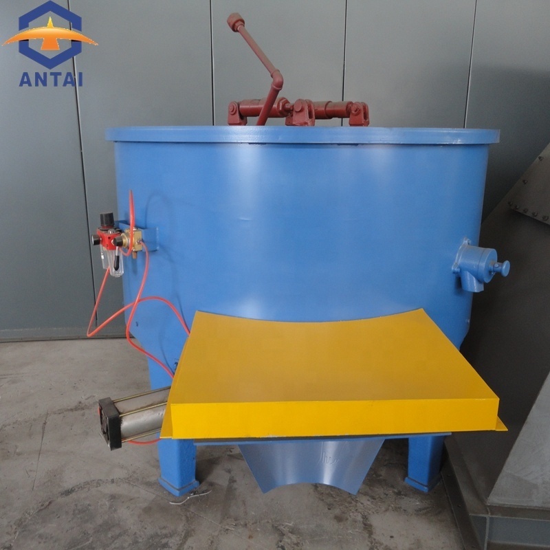 Foundry green sand muller mixer machine