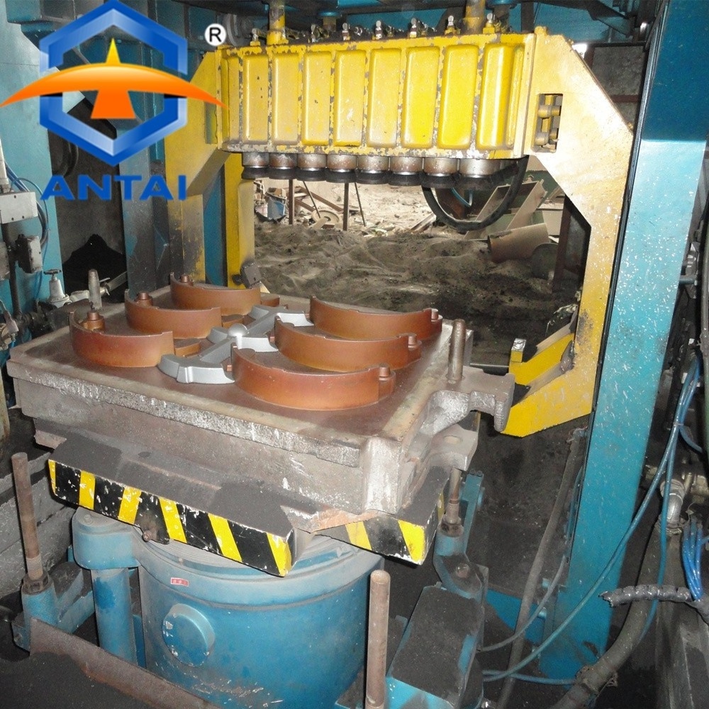 Foundry Molding Workshop Automatic Green Sand Molding Machine, Hydraulic Multi Pistons Casting Moulding Machine