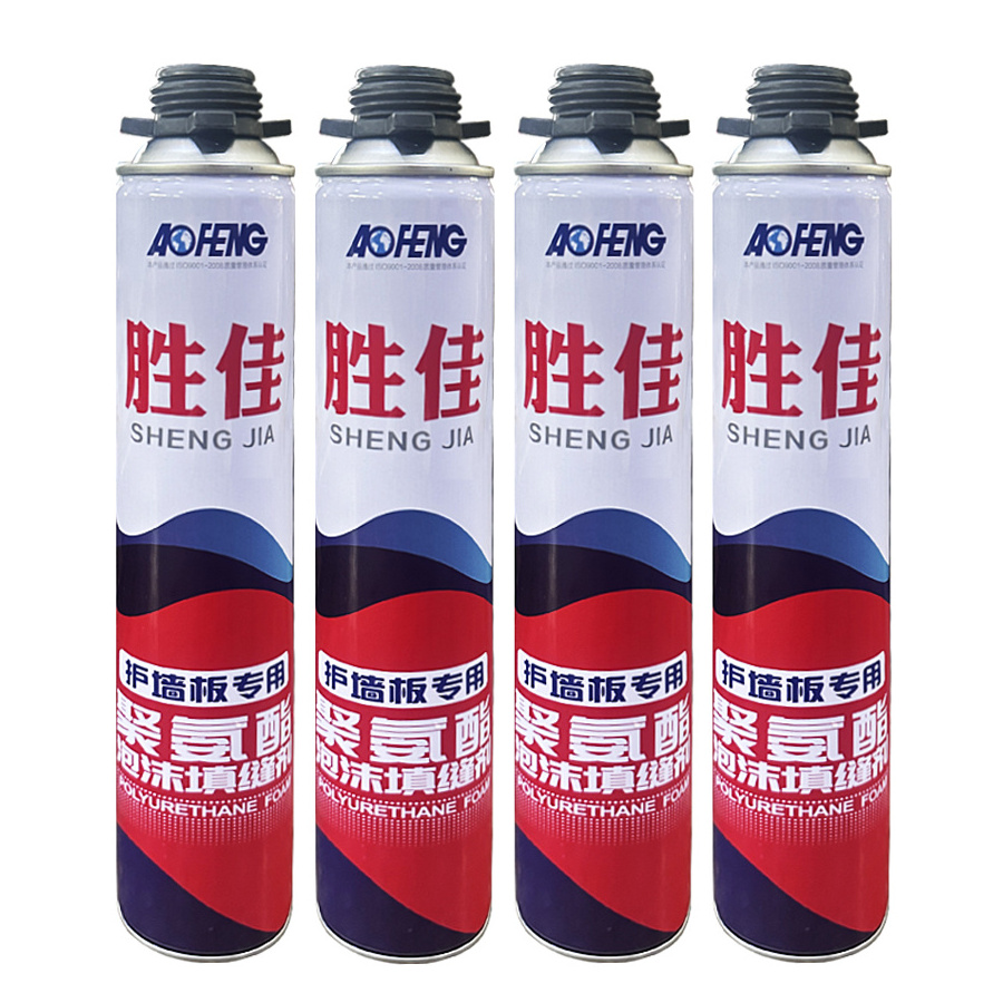 Customized Polyurethane Foam Sealant Gap Filler spray foam adhesive