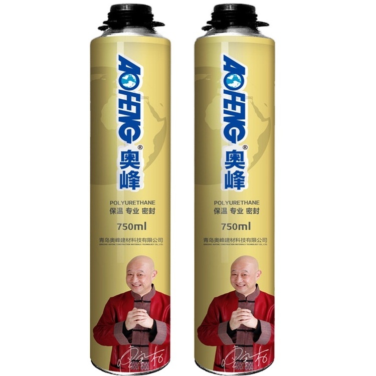 Thermal gap filler 750ml polyurethane pu foam spray