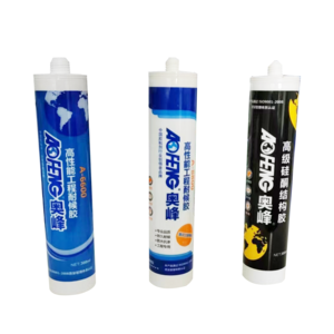 OEM Acetic Anti Fungus Anti Bacterial Weather Resistance Acid Silicone Glass Sealant