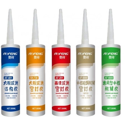 High viscosity sealant windshield direct glazing silicone sealant