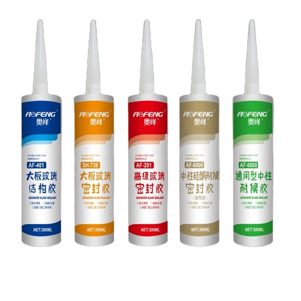 Multifunctional 300Ml Fast Cure Neutral 100% Silicon Sealant Adhesive Silicone With Low Price