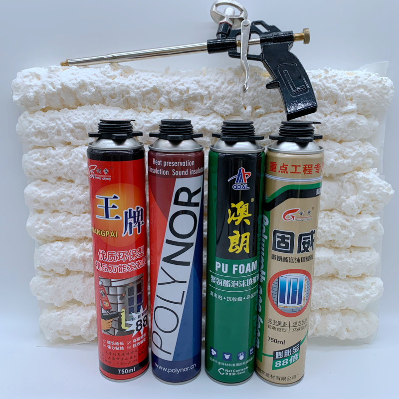 Insulation Polyurethane Foam Expanding Foam Expanding One Component PU Foam Spray