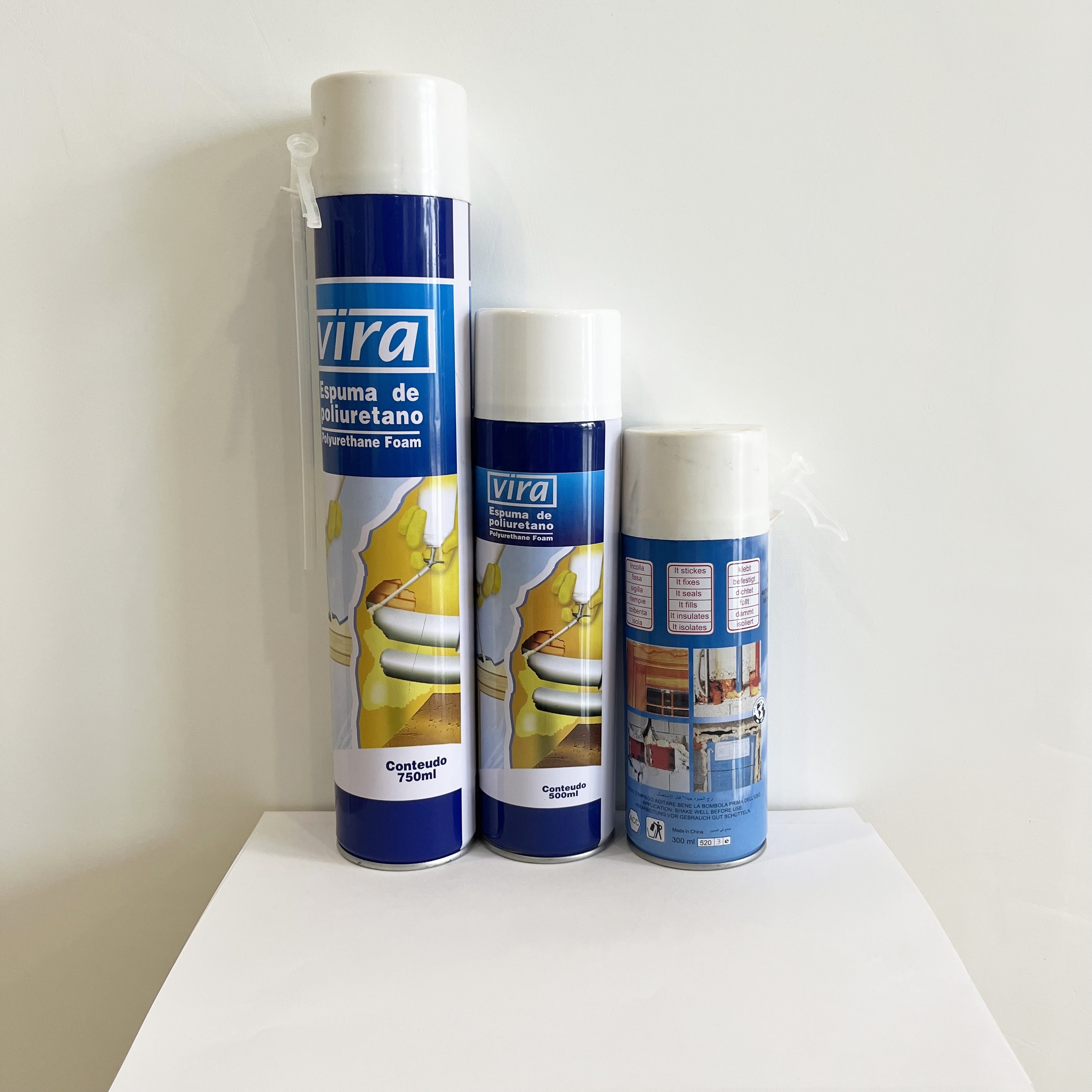 300ML 500ML Fast Drying PU Spray Foam  one component Polyurethane Foam for Gaps Filling for Door And Window