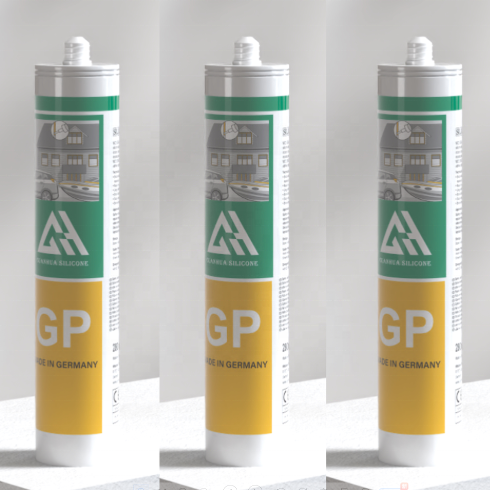 Free samples White Clear Black Construction Use GP Silicone Sealant Adhesive factory cheap price