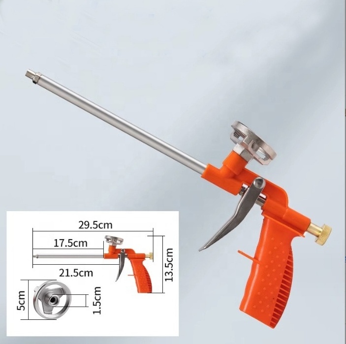 High quality Air Pressure Aluminum Alloy  PU foam Spray Gun Manual Cartridge Caulking Gun