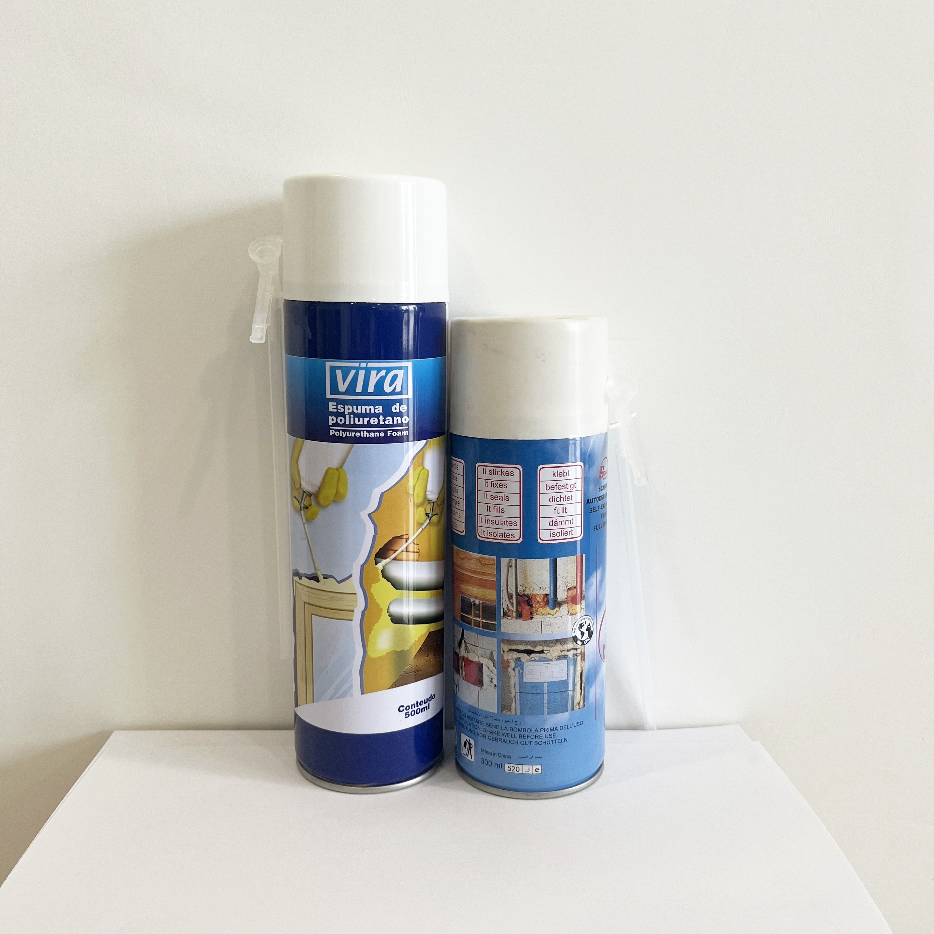 300ML 500ML Fast Drying PU Spray Foam  one component Polyurethane Foam for Gaps Filling for Door And Window