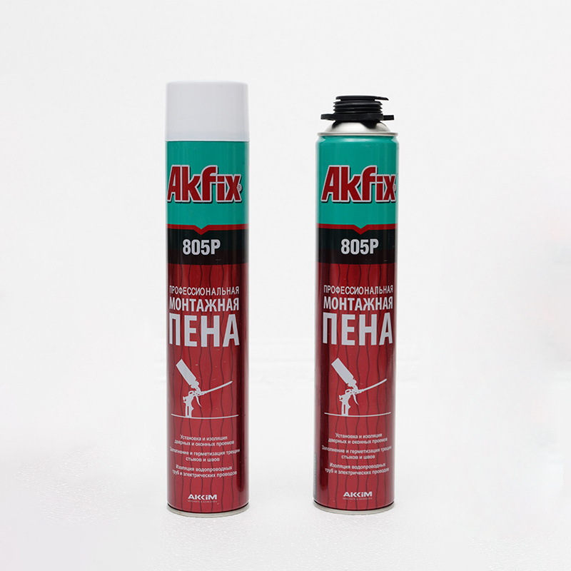 Middle East market hot selling 750ML spray polyurethane PU FOAM adhesive