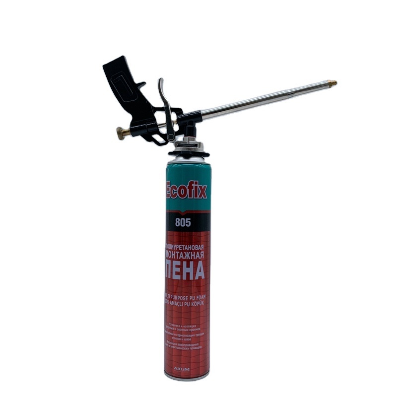 750ML Super Strong PU Foam Spray Mounting Doors And Windows