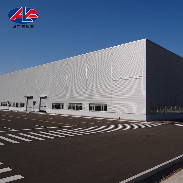 Long-Span Large Scale Steel Structure Warehouse Prefabricated Building Low Cost Price Light Gauge Steel Frame Structure