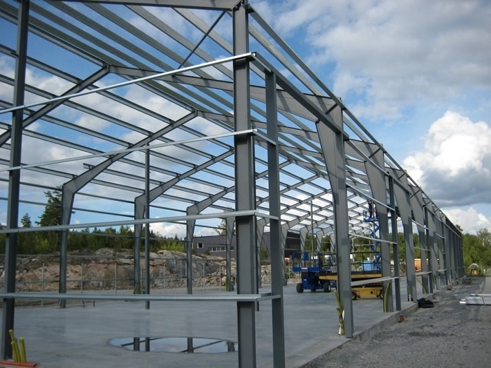 Low Cost Budget Steel Structure Framed Warehouse