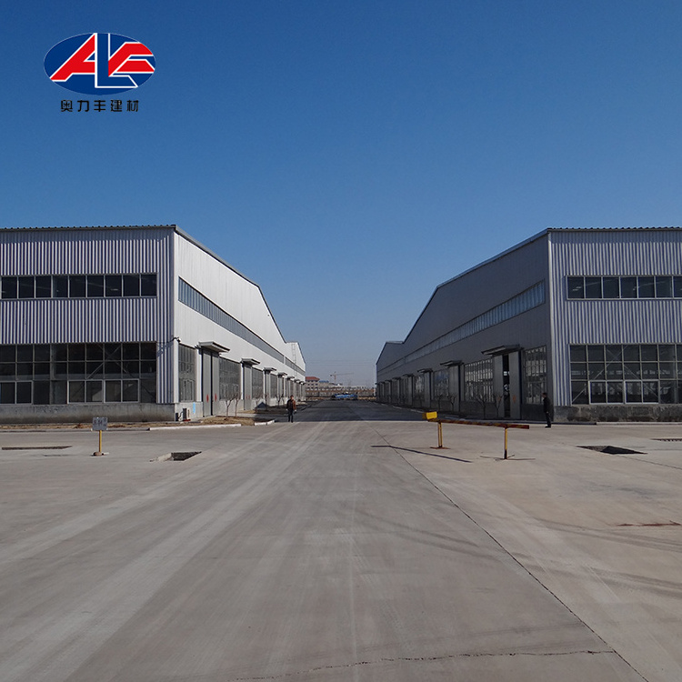 Long-Span Large Scale Steel Structure Warehouse Prefabricated Building Low Cost Price Light Gauge Steel Frame Structure