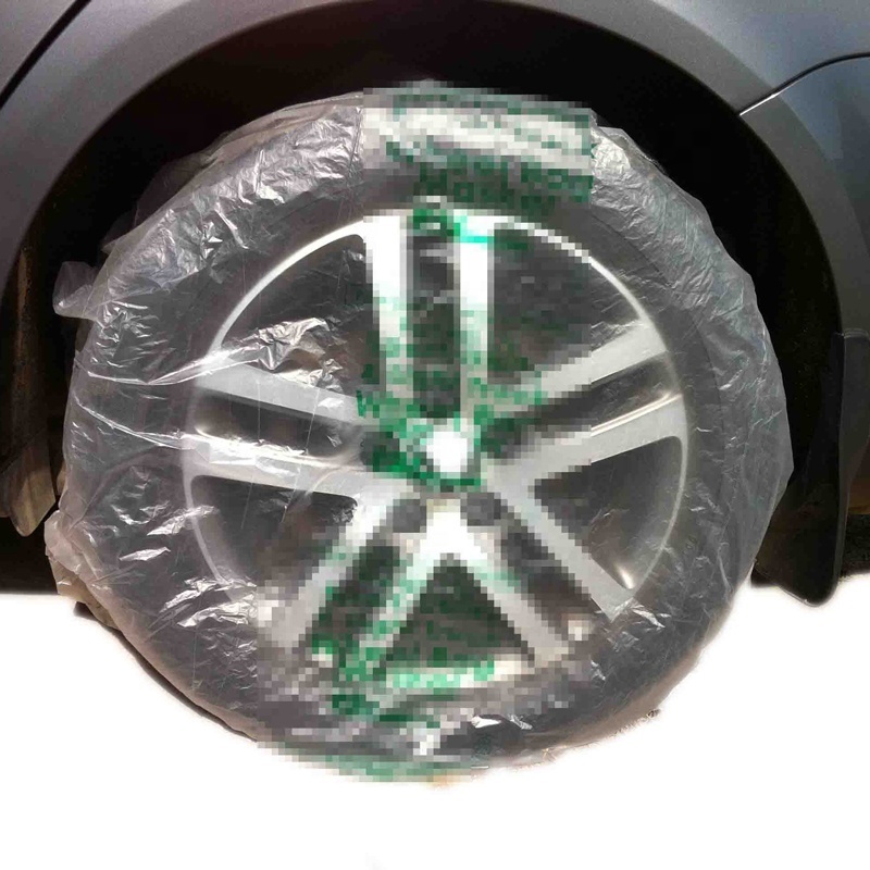 Plastic Car Tyre Bag and Rim Masking Cover