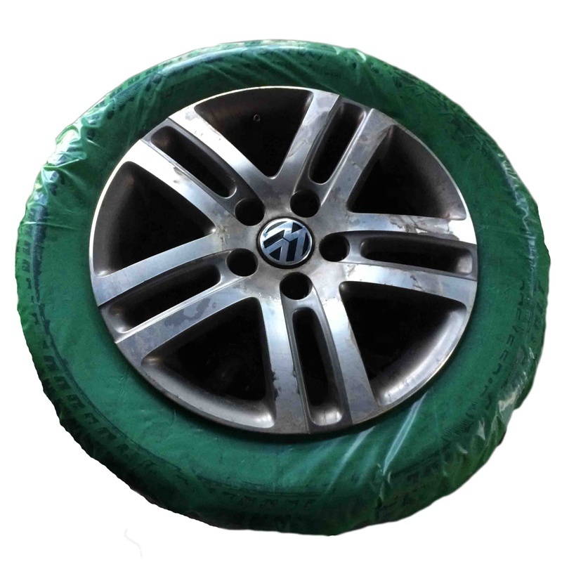 Plastic Car Tyre Bag and Rim Masking Cover