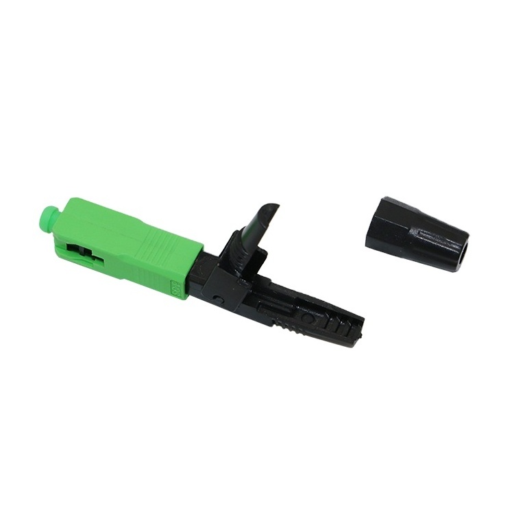 fiber optical FTTH fast connector  Embedded SC/UPC/APC  Fiber Optic Fast Field Quick Connector For Drop Cable