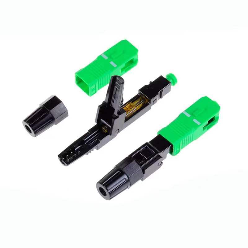 fiber optical FTTH fast connector  Embedded SC/UPC/APC  Fiber Optic Fast Field Quick Connector For Drop Cable