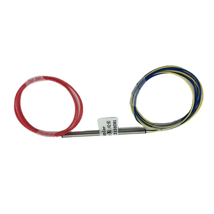 Optical communication module ftb splitter steel tube 1x2 fiber optic FBT coupler for CATV system