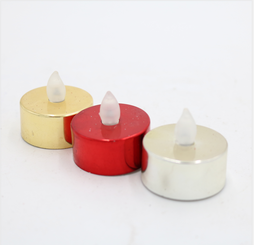 Wholesale electric battery candles LED candles flickering LED tea light gold candle