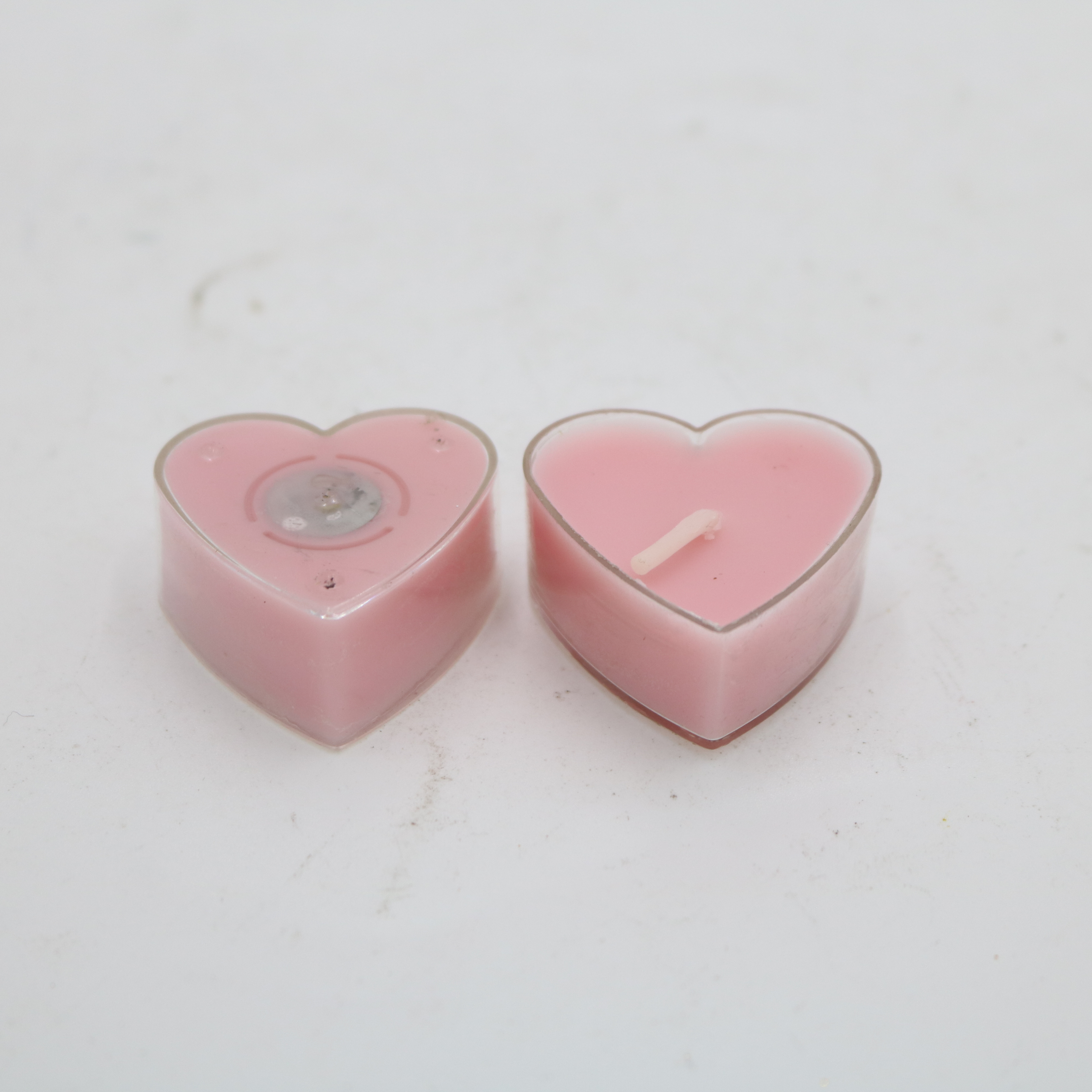 candles scented colored soy wax tea light heart shaped candles