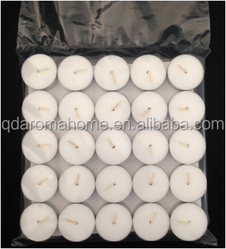 AROMA HOME 100pcs Customized Color Mini Tealight Candle White Color Soy Wax Scented Tealight Candle