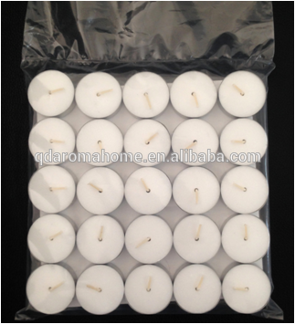 AROMA HOME 100pcs Customized Color Mini Tealight Candle White Color Soy Wax Scented Tealight Candle