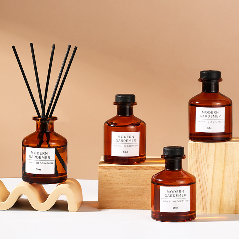 reed diffuser manufacturer 50ml reed diffuser bottle amber and reed oil diffuser scent