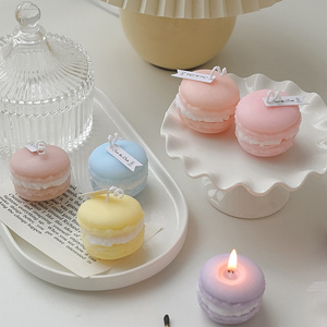 AROMA HOME Sculpture Creative Design Macaroon Luxury High Quality Aromatherapy Birthday Household Decoration Scented Candle