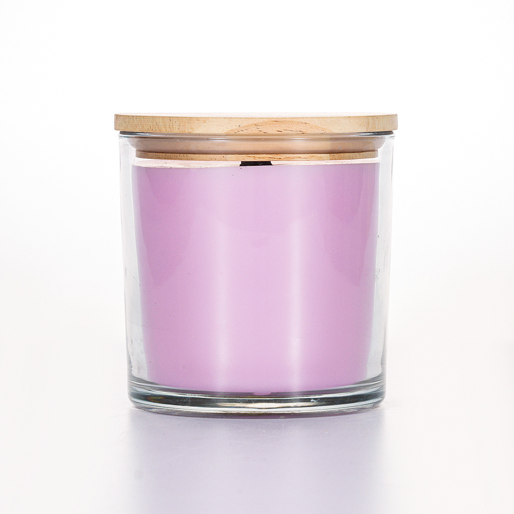 Wholesale Luxury Customised Private Label Colored Long Candles Pink Big Size Soy Wax Woodwick Scented Candles In Bulk