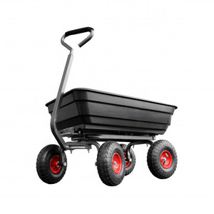 67 L  Poly Tray Tool Cart ,dump garden cart poly cart