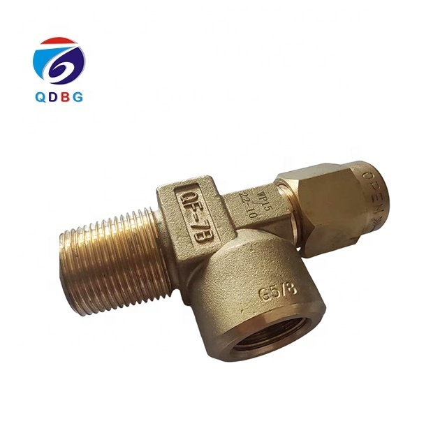 Hot Sale Bull Nose QF-7B Brass Gas Valve for Oxygen Nitrogen Air Use