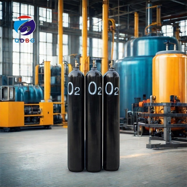 QDBG China Gas Cylinder Good Price 40L 150Bar 48Kg Industrial Nitrogen Gas Cylinder