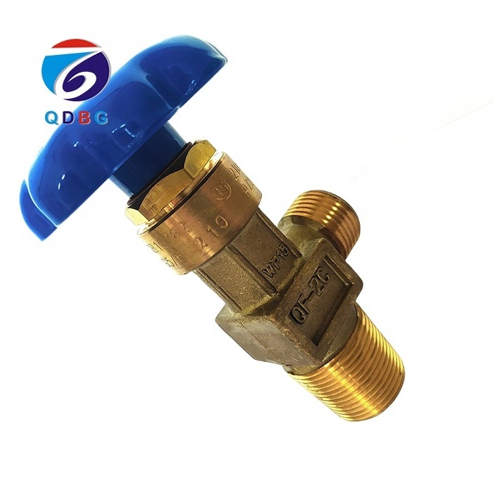 QDBG Factory Supply Bull Nose Brass F-4B Oxygen Gas Valve