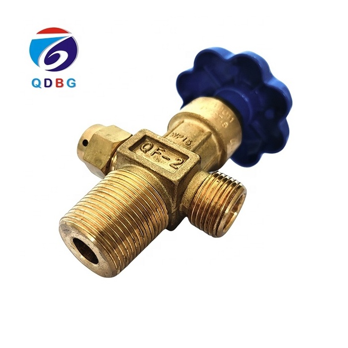 QDBG Factory Supply Bull Nose Brass QF-2P Oxygen Gas Valve