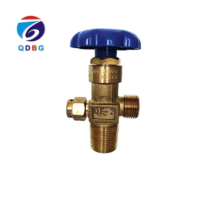 QDBG Factory Supply Bull Nose Brass QF-6 Oxygen Gas Valve